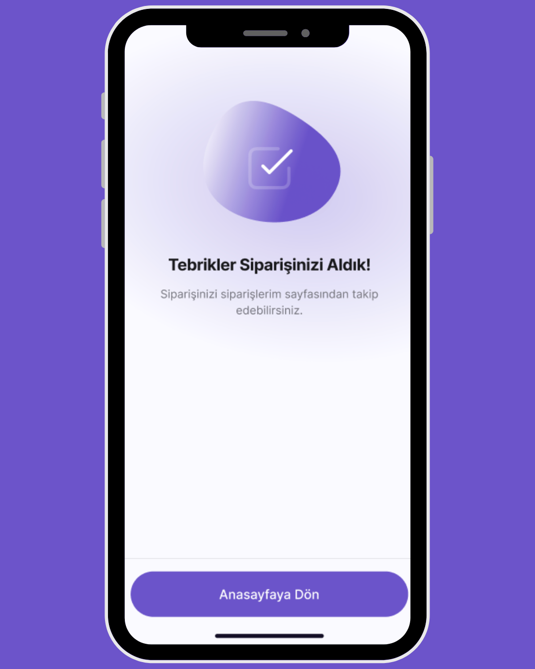 Ödeme Tamamlama Ekranı